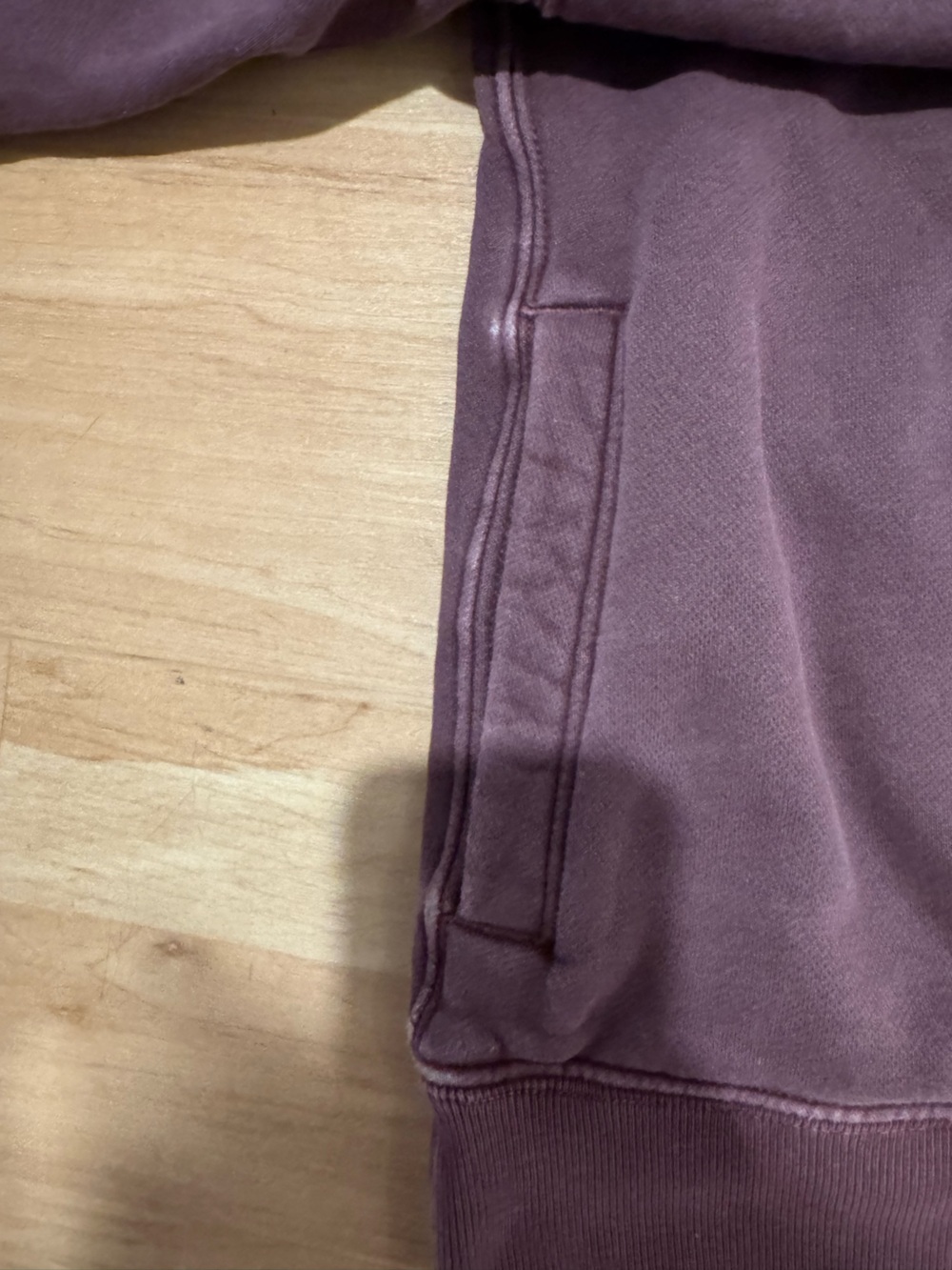 Abercrombie & Fitch 1/4 Zip Purple Men's Soft A&F Max Essentials Sweatshirt M - Picture 5 of 6